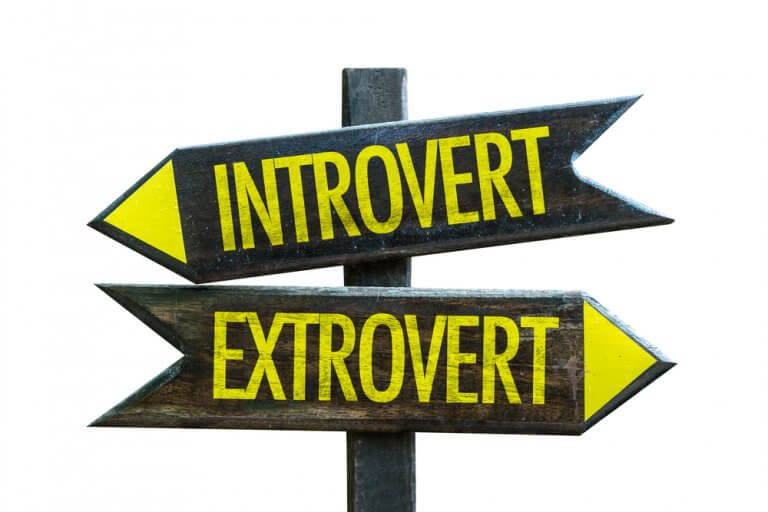 introvert vs extrovert sign